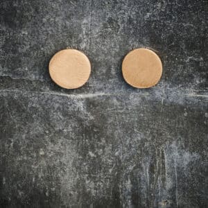 Øresmykke Initial stor - 14 kt guld