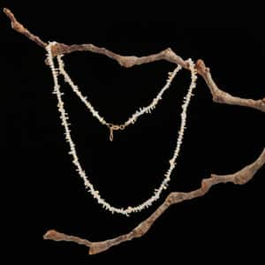 Perlekæde "spiky" saltvands perler