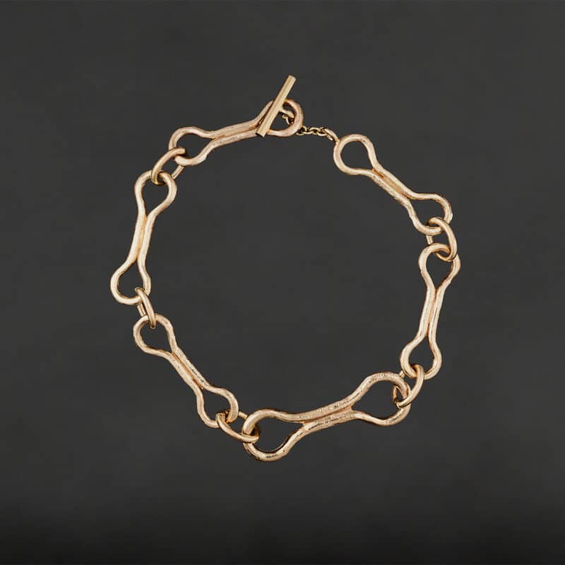 Armbånd 14 kt guld Evigheds led