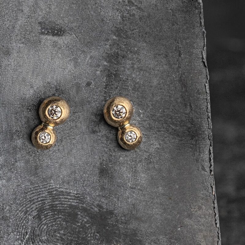 Ørestikker unika: 14 kt guld